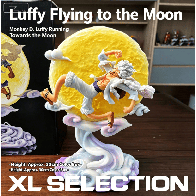 <24H COD>Luminous 28 ซม.One Piece Gear 5 Luffy Sun God Nika อะนิเมะรูปพลาสติกMoon Chasing รุ่นคอลเลกชันรูปปั้นของเล่นสํ