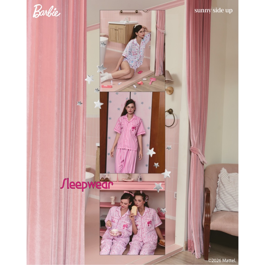 Sunnysideup - ชุดนอน Barbie Pajama Collection