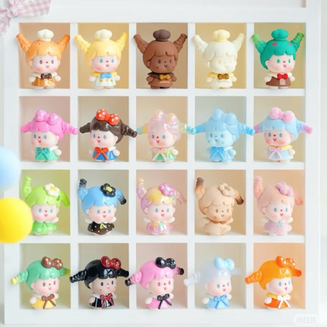 🦄🏰 ; ( 1 ซอง / 4 ตัว ) Bubble Beans Ponytail