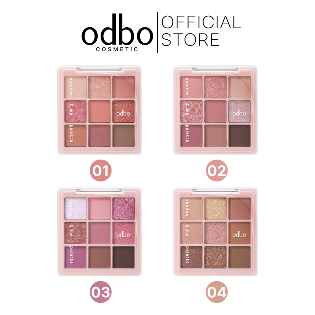 ODBO SHADOW & ME PALETTE OD2014 พาเลทอายแชโดว์ 9 สี