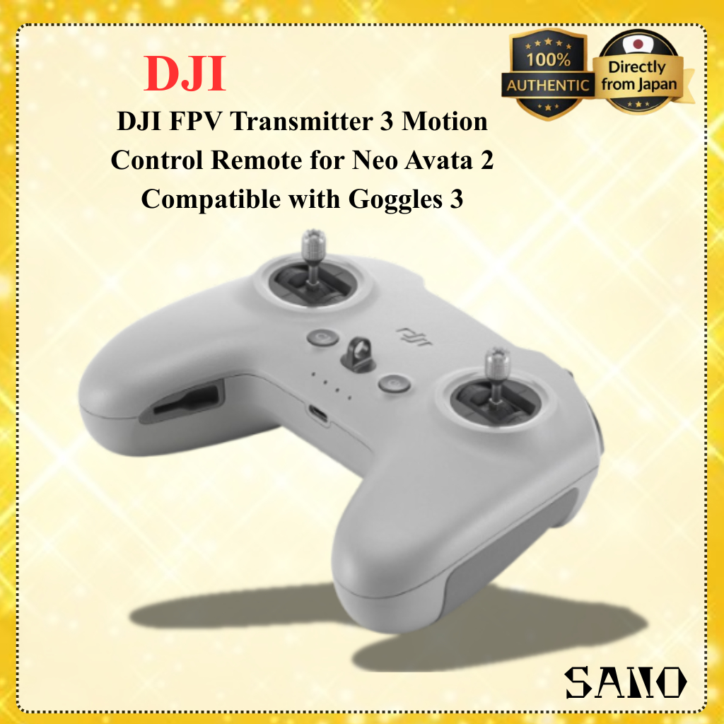 DJI FPV Transmitter 3 Motion Control Remote for Neo Avata 2 Compatible with Goggles 3