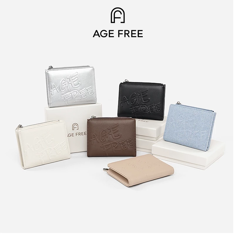 AGE FREE MELI WALLET กระเป๋าสตางค์หลากสีสัน ที่ใส่บัตร กระเป๋าคลัทช์ กระเป๋าผู้หญิงสไตล์คลาสสิกและทันสมัย