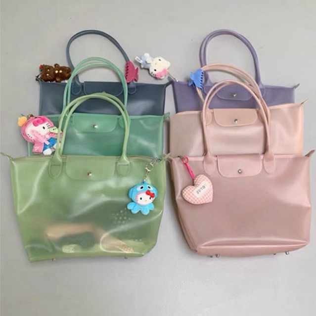 Jelly bag ใบใหญ่ ขนาด 44*31*53 Cm  วัสดุ TPU (พรีออเดอร์7-20วัน)