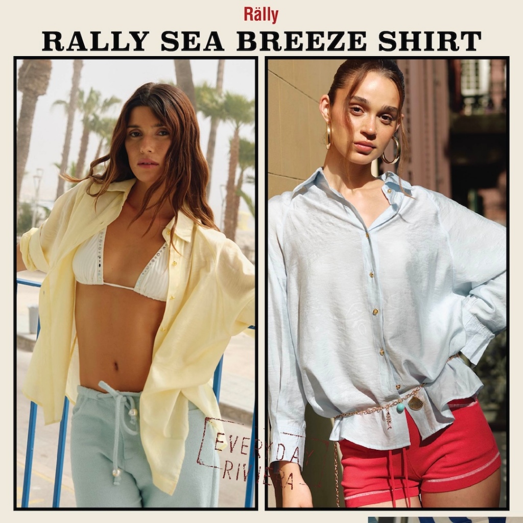 Rally Sea Breeze Shirt - เสื้อเชิ้ตแขนยาว (มีให้เลือก 2 สี)