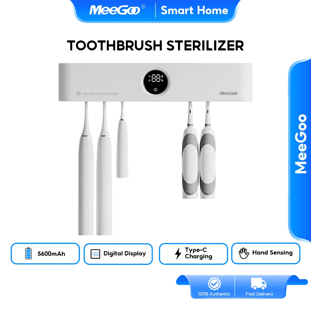 MeeGoo กล่องเก็บแปรงสีฟัน Toothbrush Holder ที่ใส่แปรงสีฟัน ที่เก็บแปรงสีฟัน เหมาะสำหรับห้องน้ำ