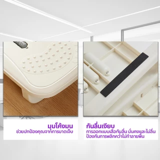 ที่พักเท้าใต้โต๊ะ 2in1 ใต้โต๊ะ เพื่อสุขภาพ บรรเทาการเมื่อยล้าฝ่าเท้า มีลูกกลิ้งนวด ออฟฟิศซินโดรม ที่วางเท้าใต้โต๊ะทำงาน