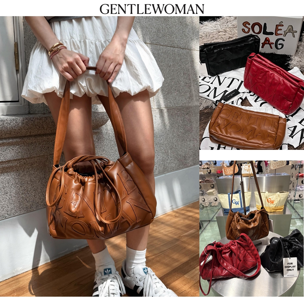 Gentlewoman Soléa Bag แท้ Terracotta กระเป๋า Dumpling Bag กระเป๋าเกี๊ยว