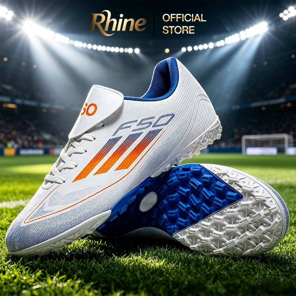 RHINE รองเท้าสตั๊ด 2026 รองเท้าฟุตบอล ผ้า Knit Touch กระชับเท้า น้ำหนักเบา สวมใส่สบาย