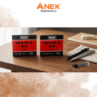 Pilot ไส้ดินสอ ไส้ดินสอกด Multi-X 0.5มม. ความเข้ม HB และ 2B (จำนวน 1หลอด)