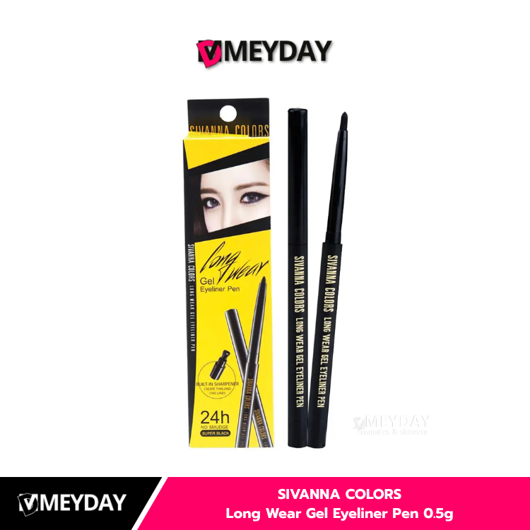 (HF777) SIVANNA COLORS Long Wear Gel Eyeliner Pen 0.5g อายไลเนอร์เนื้อเจล ซีเวนน่า