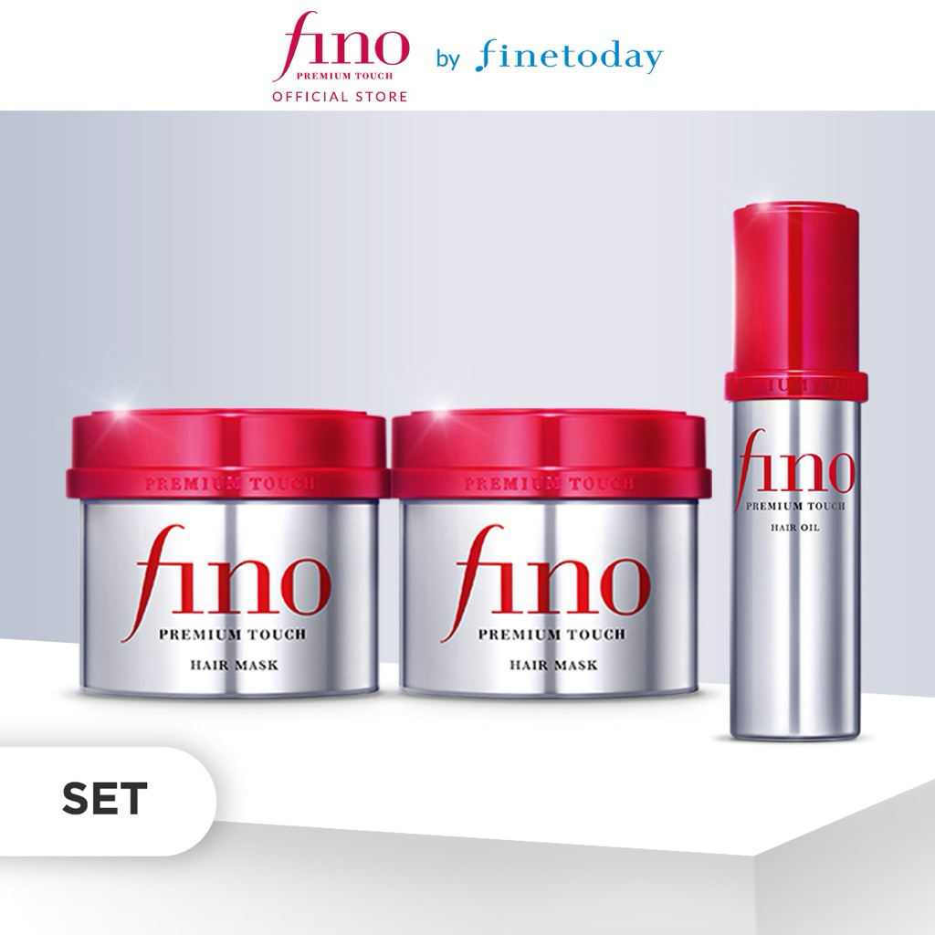 [เซ็ตมาสก์ 2 ออยล์ 1] FINO พรีเมียม ทัช แฮร์ มาสก์ 230 กรัม และ พรีเมียม ทัช แฮร์ ออยล์ 70 มล.