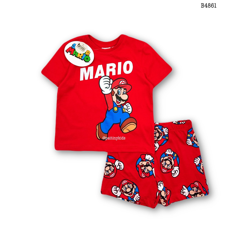 ชุดเด็ก set 2ชิ้น (เสื้อแขนสั้น+กางเกงสั้น) 2T-8T