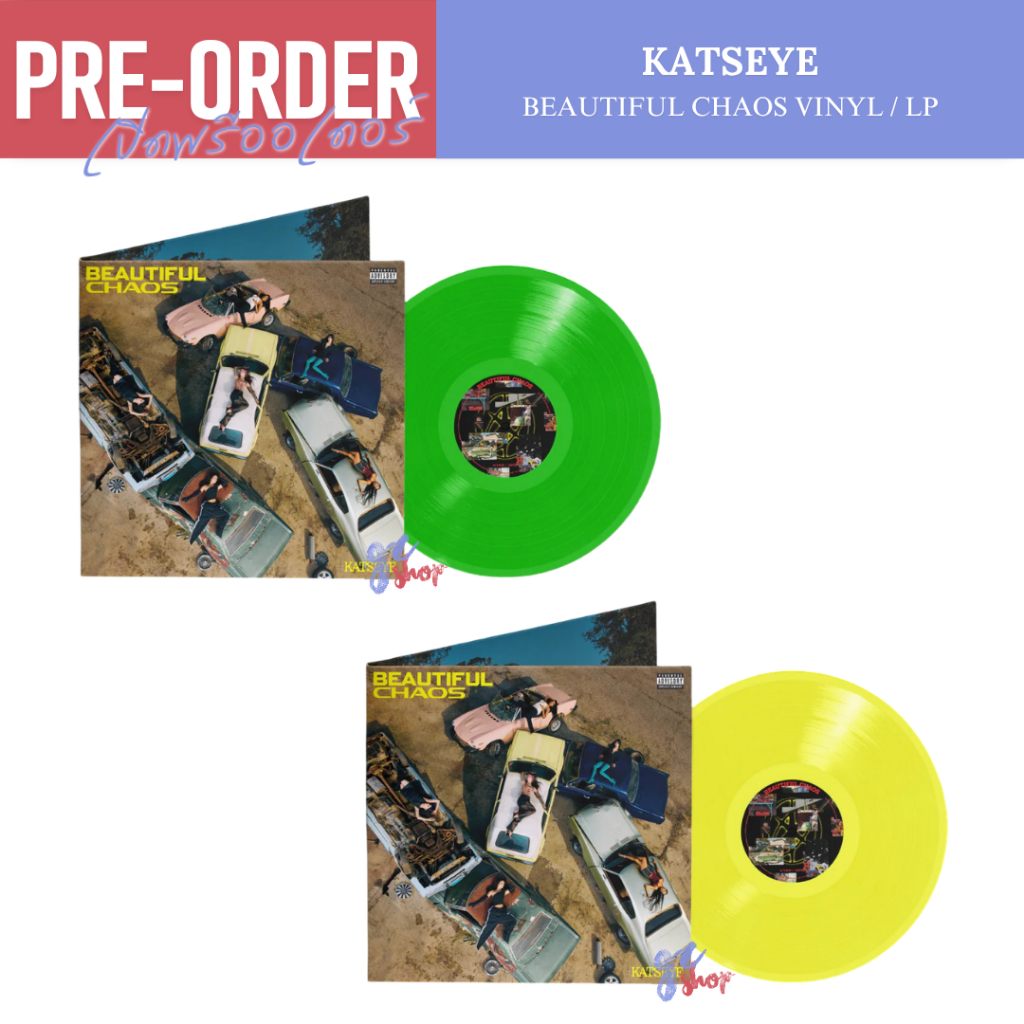 (Pre-Order) แผ่นเสียง KATSEYE - BEAUTIFUL CHAOS Vinyl / LP