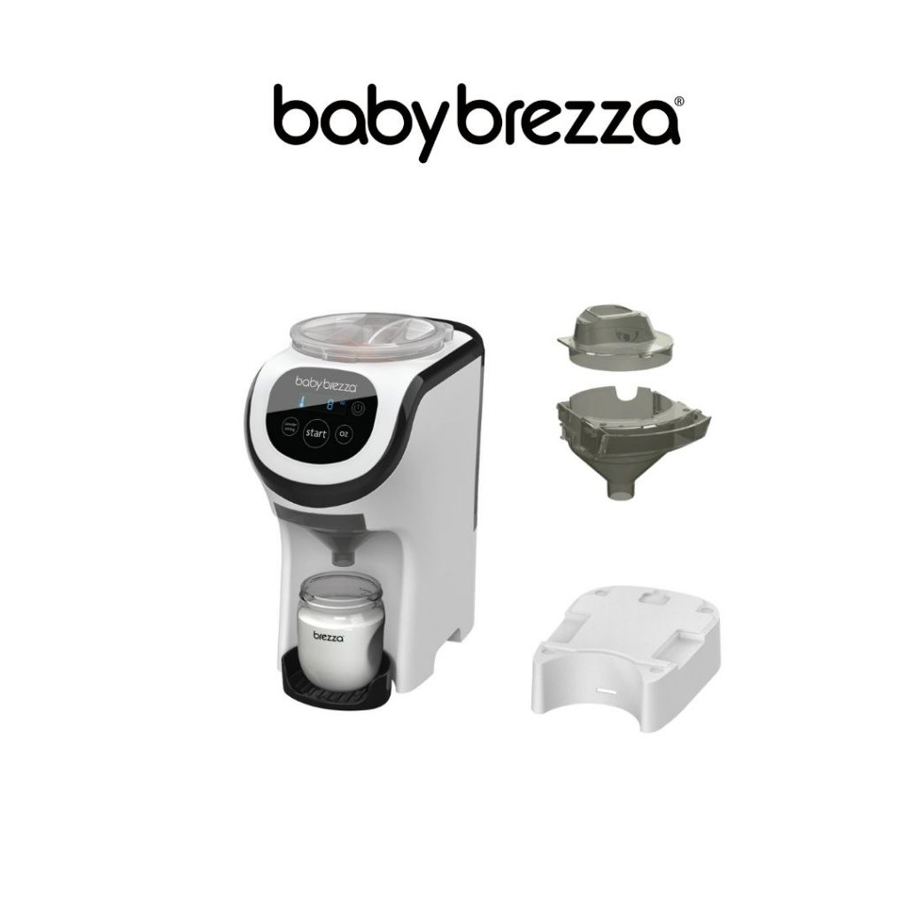 Baby Brezza Formula Pro Mini -เครื่องชงนมอัตโนมัติขนาดเล็กสุด+กรวย+ฐานสูง