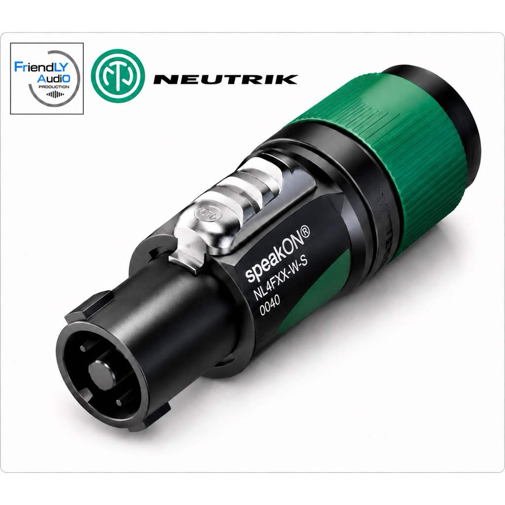 *ของแท้* NEUTRIK NL-4FXX-W-S P.SPEAKON สเปคคอน ตัวผู้ แจ็คสเปคคอน NL 4FXX W S สเปคคอนตัวผู้ NL4FXXWS