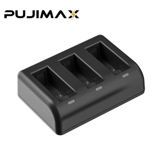 PUJIMAX ถ่านชาร์จ GoPro Hero 8/7/6/5 เครื่องชาร์จถ่าน แบตเตอรี่กล้อง For GoPro Hero 5 Black/GoPro Hero 6 Black/7/8