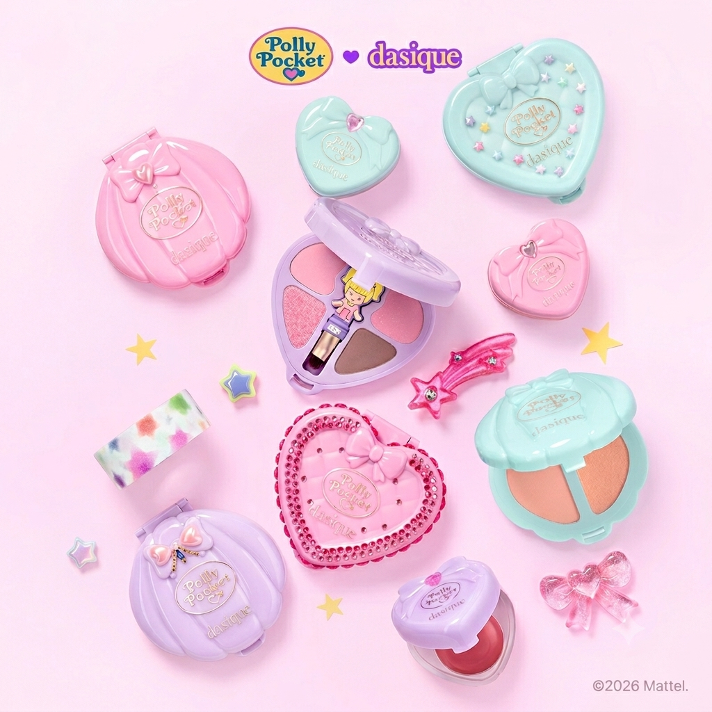 Dasique x Polly Pocket (พร้อมส่งในไทย) ลิป บลัช อายแชโดว์ ของแท้นำเข้าจากเกาหลี