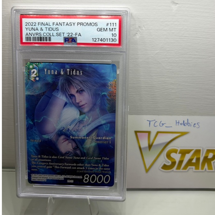 PSA 10-Yuna & Tidus Promo-#111