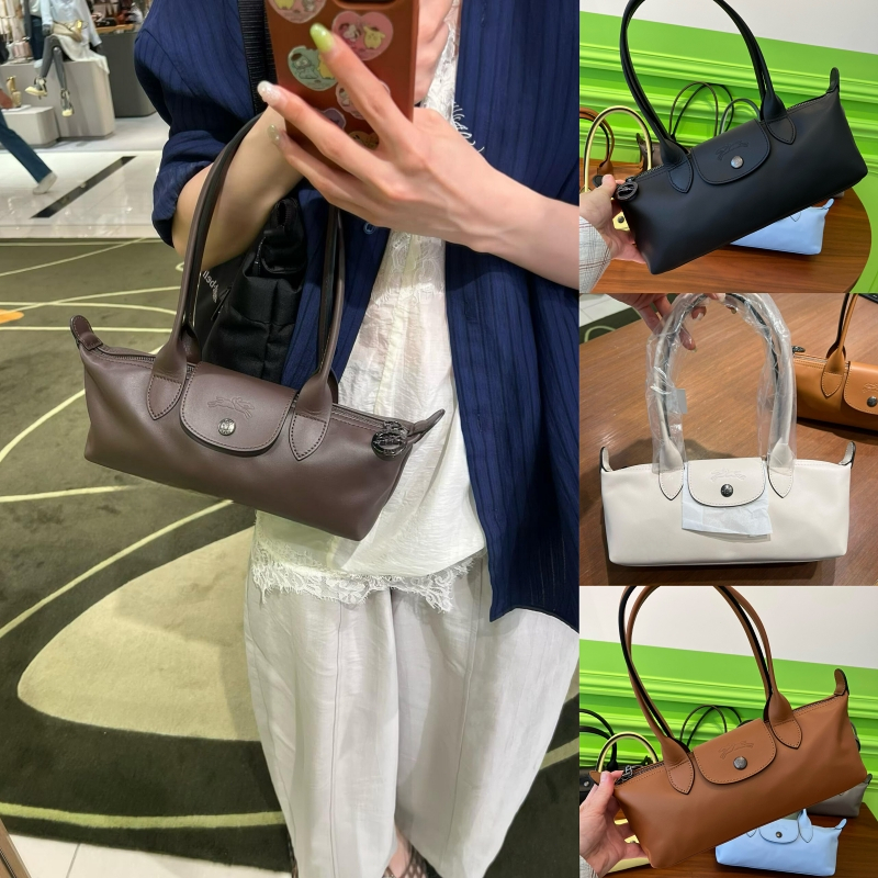 แท้💯%Longchamp Le Pliage Xtra Shoulder Bagกระเป๋าสะพายรักแร้ผู้หญิงรุ่นใหม่ หนังแท้ กระเป๋าสะพายไหล่