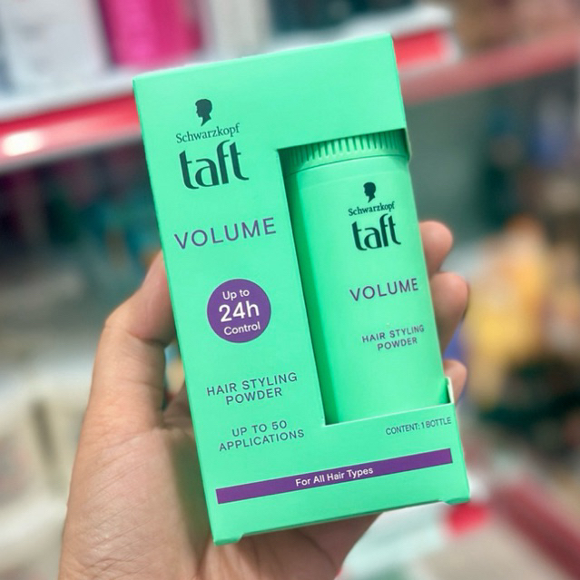 Schwarzkopf Taft Volume Powder 10g พาวเดอร์จัดแต่งทรงผม เพิ่มวอลลุ่ม ยกโคนผม อยู่ทรง 24 ชม. สำหรับทุกสภาพผม