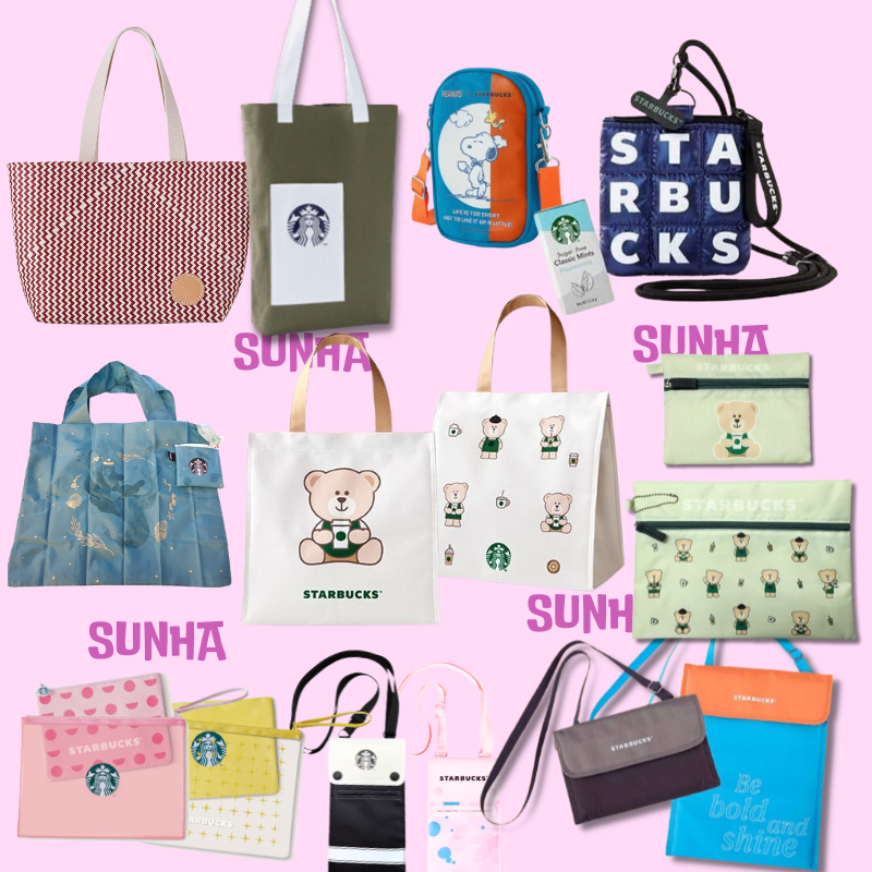🔥Sale🔥 Starbucks Bag สตาร์บัคส์ กระเป๋า ใบใหญ่เล็ก ของแท้ 100%