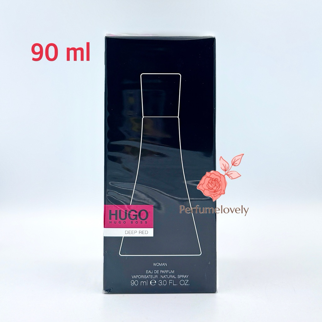น้ำหอม แท้ Hugo boss Deep Red for woman EDP 90ml กล่องซีล