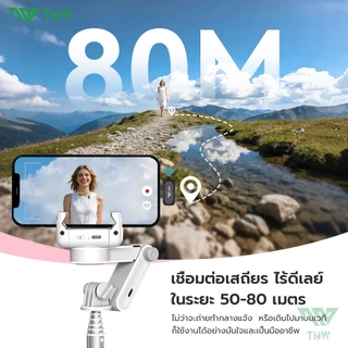 TNW X29 ไมค์ไร้สาย พร้อมฟังก์ชั่นลดเสียงรบกวน Wireless Microphone เสียบแล้วใช้งานได้เลย สำหรับ iPhone Type-C Vlog