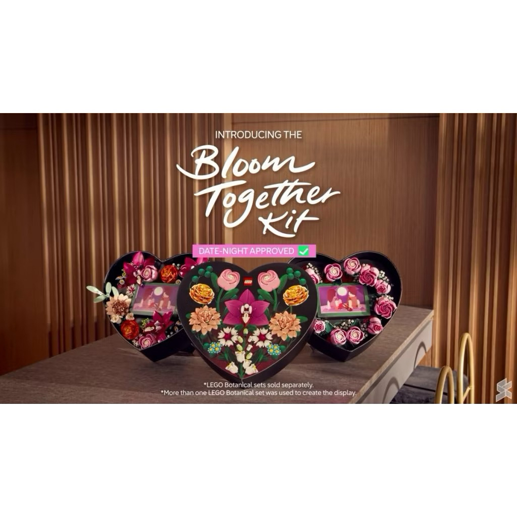 Lego Bloom together for Happy Valentine’s Day (ไม่รวม Lego ดอกไม้) by Bricks_Kp