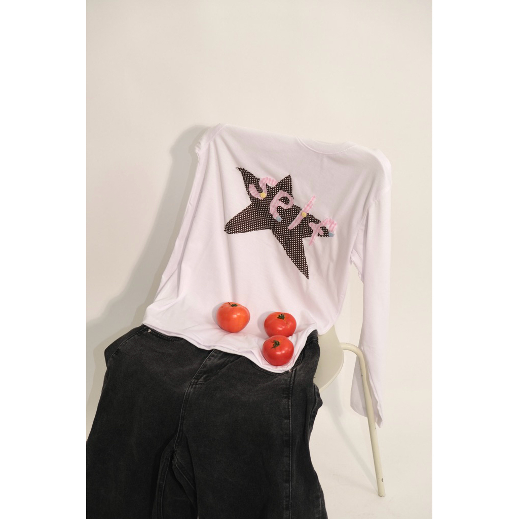 Self Star Long Sleeve (while)