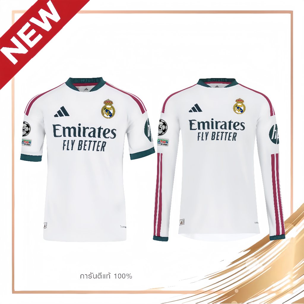 ของแท้100% adidas Real Madrid 2026/27 FIFA  Home Jersey เสื้อเจอร์ซีย์ เสื้อผ้า