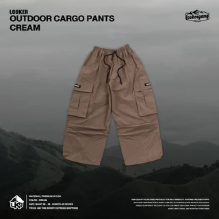 LOOKER® — OUTDOOR CARGO PANTS กางเกงคาร์โก้ผ้าไนลอนขายาว (CAMPING)