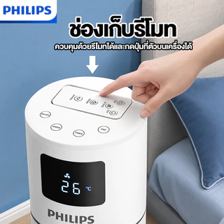 พัดลมทาวเวอร์ Smart Tower Fan ลม 3 ระดับ จอ LED บอกอุณหภูมิอัจฉริยะ เย็นต่อเนื่อง ไอเทมที่ต้องมีหน้าร้อน