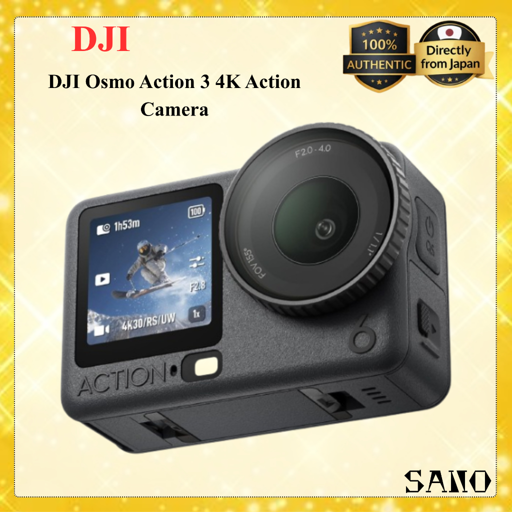DJI Osmo Action 3 4K Action Camera Ultra Wide FOV HorizonSteady Waterproof Vlog Camera