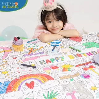 Play Plearn Kid ชุดโปสเตอร์ระบายสีพร้อมสีในชุด My First Jumbo Coloring Poster เหมาะสำหรับเป็นของขวัญ