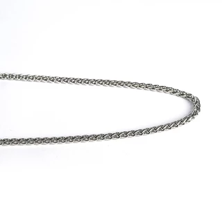สายโซ่ สายกระเป๋าโซ่ สายโซ่โลหะ รุ่นโซ่เกลียวเล็ก หน้ากว้าง 5 mm ยาว 110 ซม Sliver Chain strap