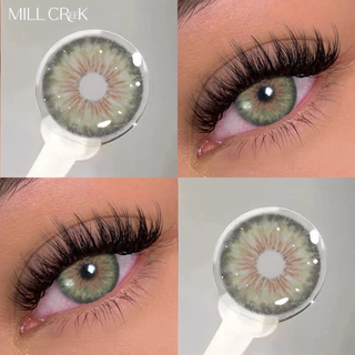 MILL CREEK คอนแทคเลนส์ ลายม่านตาไอริส ขนาด 14.2 มิลลิเมตร ผ่านรับรอง FDA สต็อกในประเทศไทย จัดส่งภายในไทย
