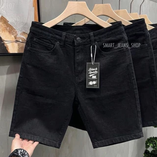 กางเกงขาสั้นยีนส์ชาย เสมอเข่า แต่งเฟด (เป้าซิป) ยาว 19" ผ้ายีนส์เกรดพรีเมี่ยม ผ้ายืด และ ไม่มียืด หลายเฉดสี ไซส์ 28-44