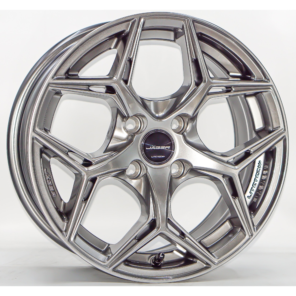 ล้อแม็กซ์ Lenso Jager BLAZE Litetech+ ขอบ15นิ้ว 4รู100 สีไฮเปอร์แบล็ค กว้าง7นิ้ว Offset35 [23144]