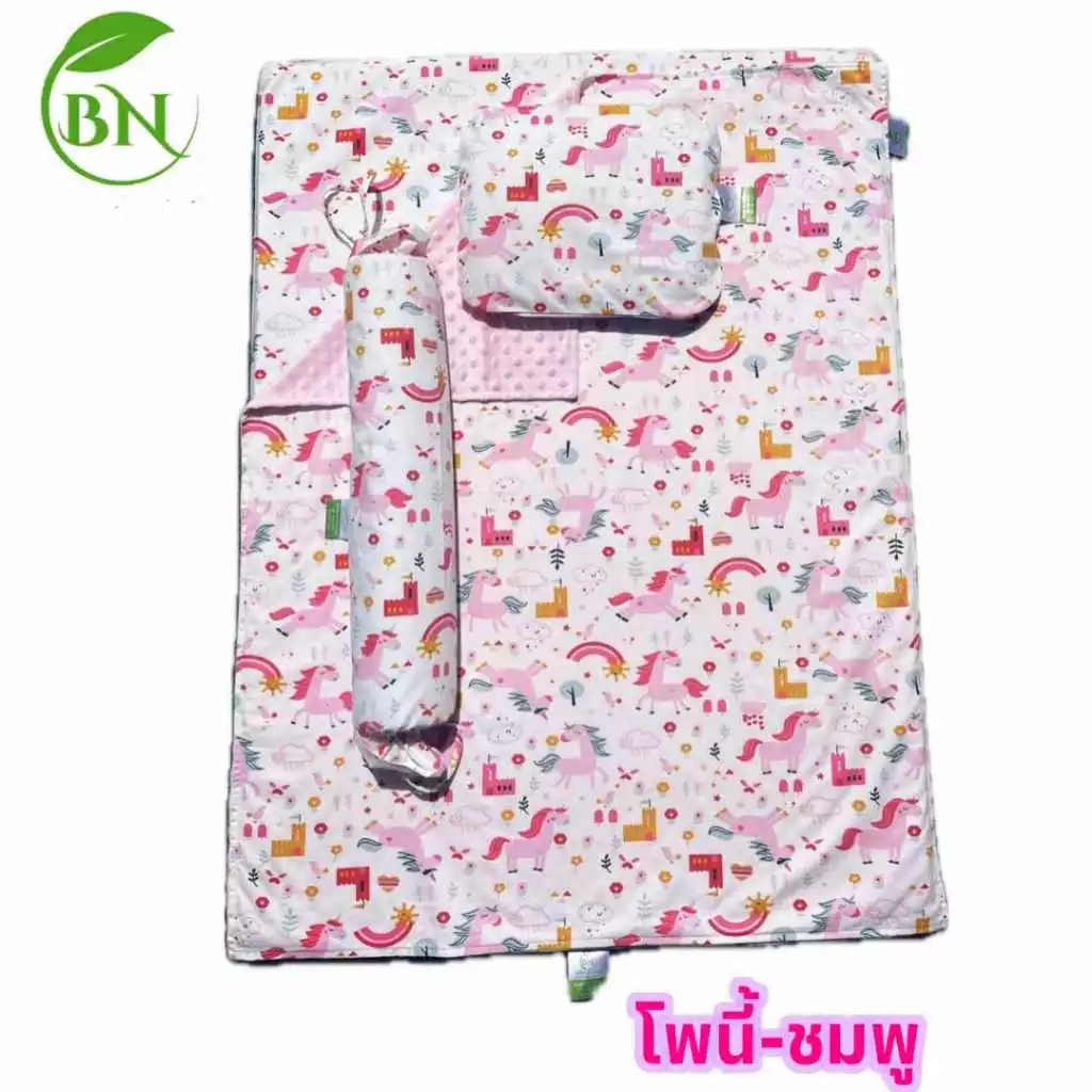 ปลอกซิปที่นอนเด็ก ปลอกหมอนหลุม ปลอกหมอนข้าง ผ้าคอตตอนญี่ปุ่น Cotton100% thumbnail 7