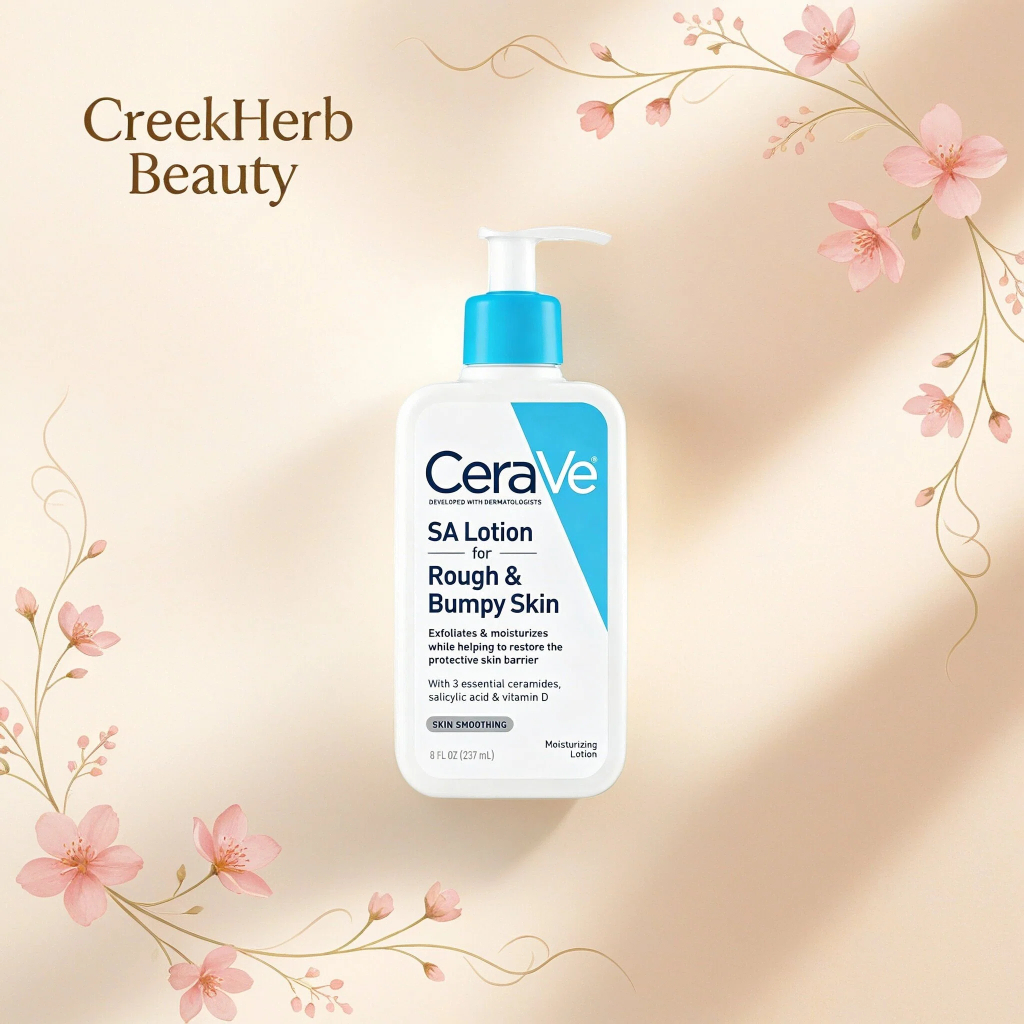 Blogger's Pick CeraVe SA Lotion, With Salicylic Acid & Ceramides, Exfoliates & Moisturizes Rough, Bumpy Skin