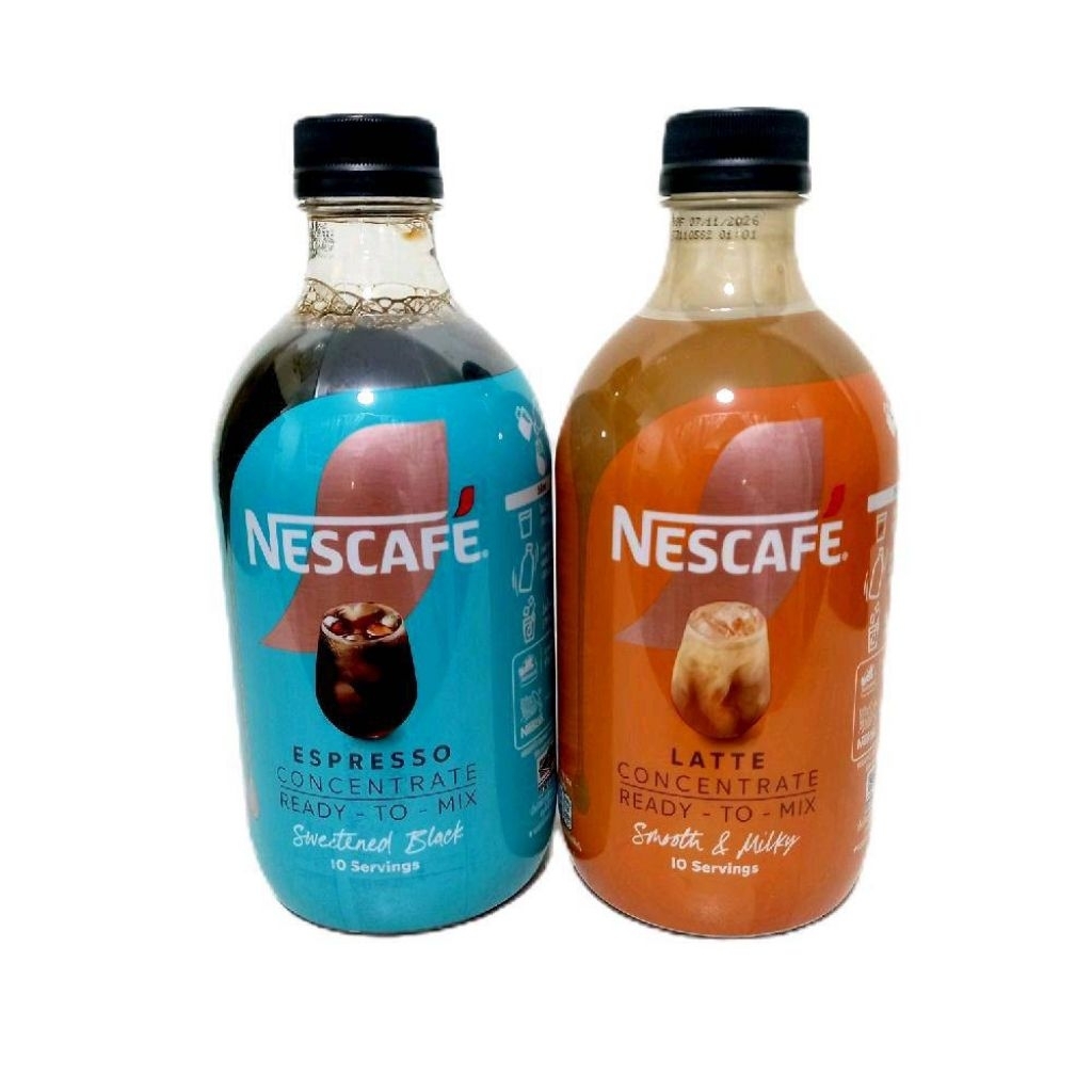 Nescafe เนสกาแฟ กาแฟปรุงสำเร็จชนิดเข้มข้น พร้อมชง เอสเปรสโซ,ลาเต้ ปริมาณ500มล.