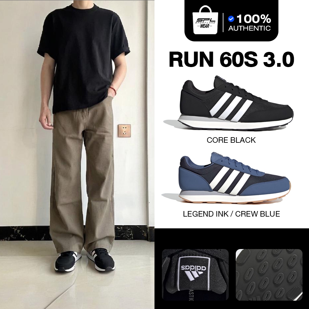 Adidas Collection อาดิดาส รองเท้าผ้าใบ รองเท้าลำลอง M Run 60s 3.0 HP2255 / HP2258 / ID1860 (1900)