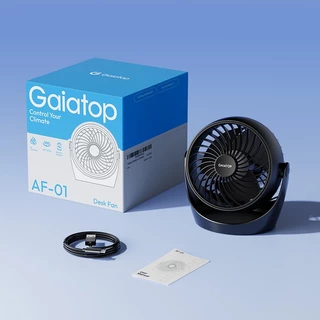【การรับประกัน 5 ปี】Gaiatop AF01 พัดลมตั้งโต๊ะ พัดลมไอเย็น พัดลมไอน้ำ ปรับความเร็วลมได้ 3 ระดับ ปรับมุมทิศทางลมได้