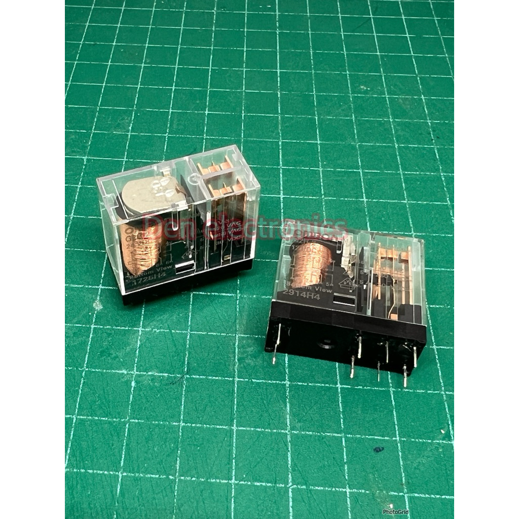 รีเลย์  G2R-2  5VDC  12VDC   24VDC  48VDC   220VAC  รีเลย์  8ขา 5A  2 คอนแทค  มีของพร้อมส่งจากไทย