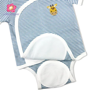 Bloomingcub บอดี้สูทผ้าดูด ชุดเด็กผ้าแปะ ชุดเด็กแรกเกิด ผ้า100%คอตตอน ระบายอากาศดี ไซส์แรกเกิด-3เดือน ไซส์คลอดก่อนกำหนด