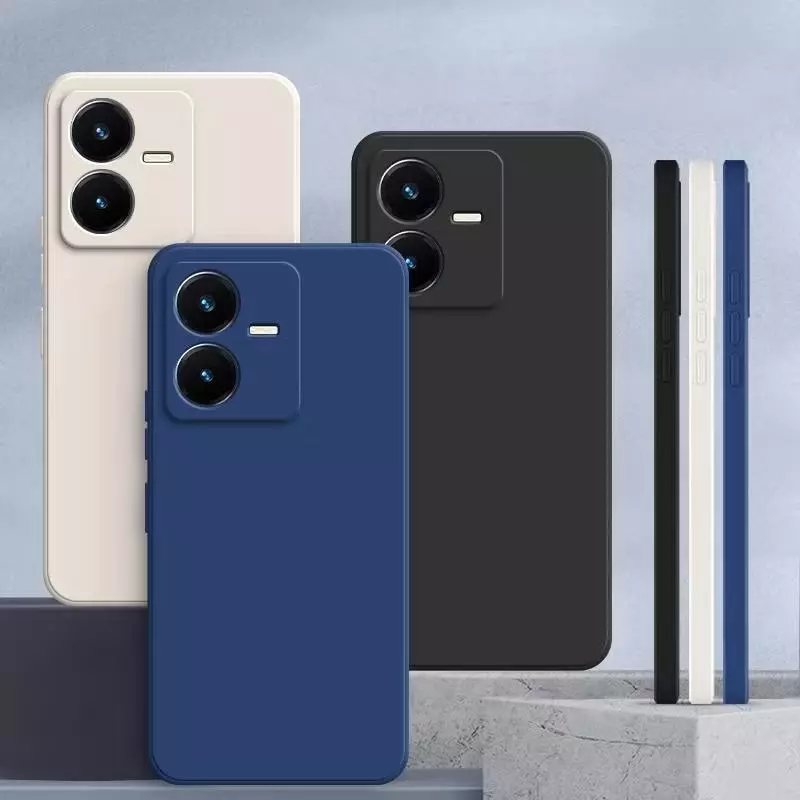 เคสชิลิโคน TPU กำมะหยี่ สำหรับ Vivo Y22 Y22S เคสกันกระแทก กำมะหยี่