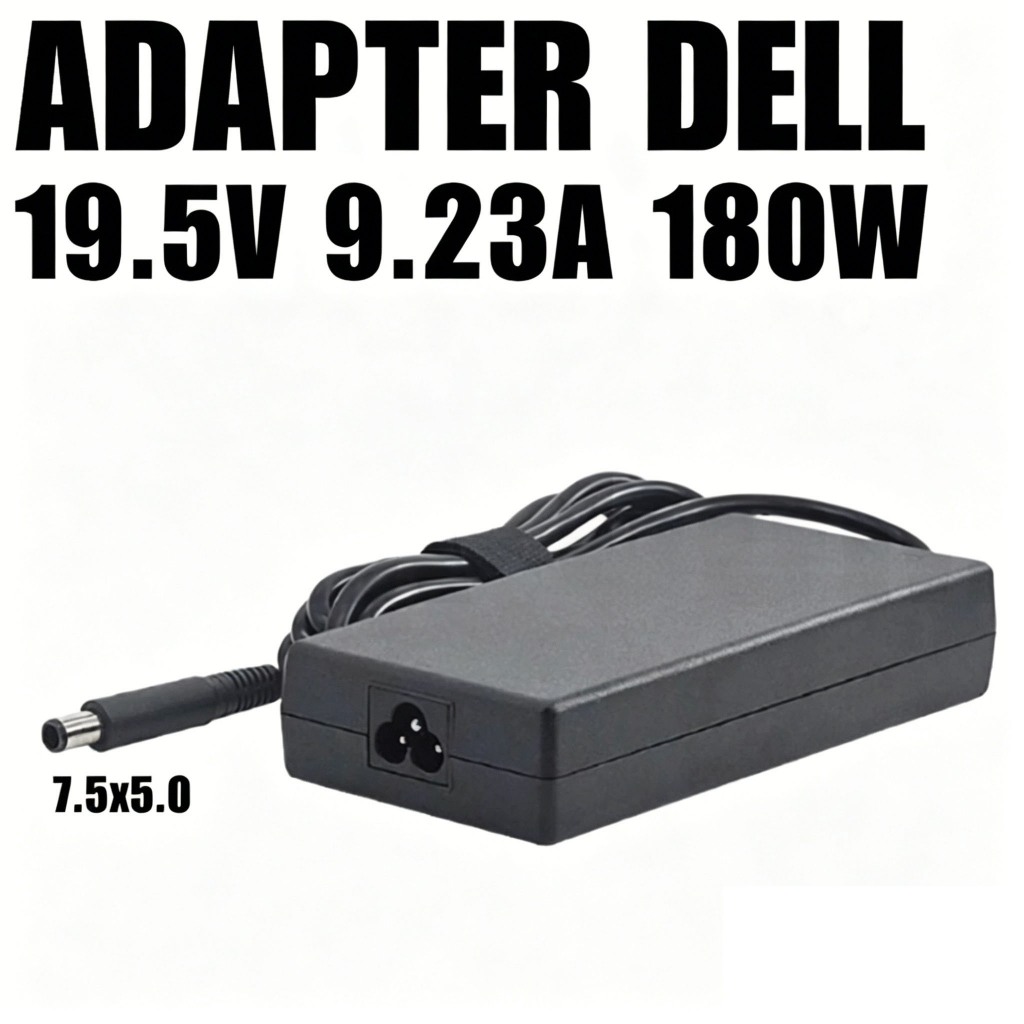 Dell Adapter ใช้ได้กับ 19.5V/9.23A 180W หัวขนาด 7.4*5.0mm สายชาร์จ Dell, Dell Charger