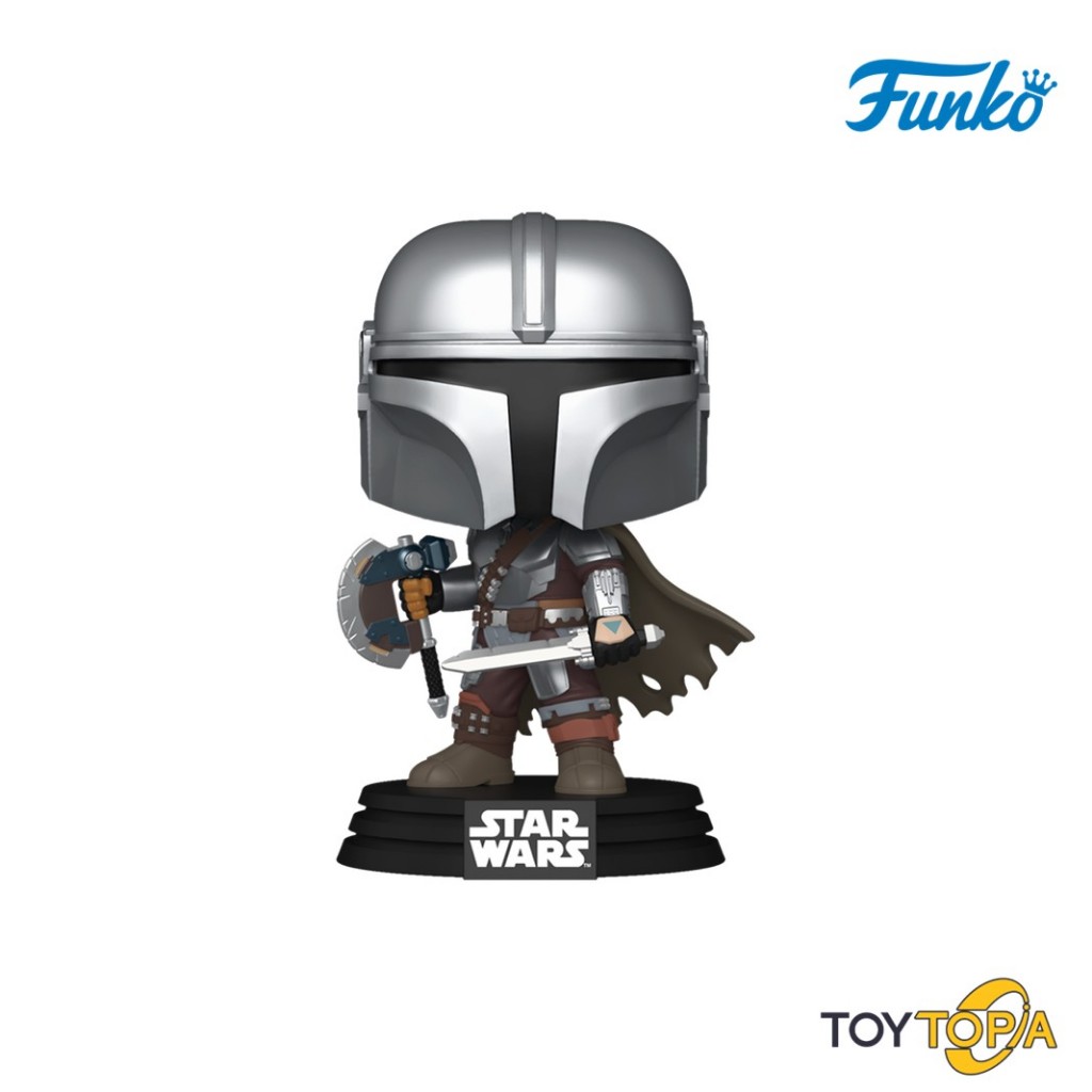 (90824)The Mandalorian (Dual Wield)(844) POP! Star Wars: Mandalorian & Grogu by Funko