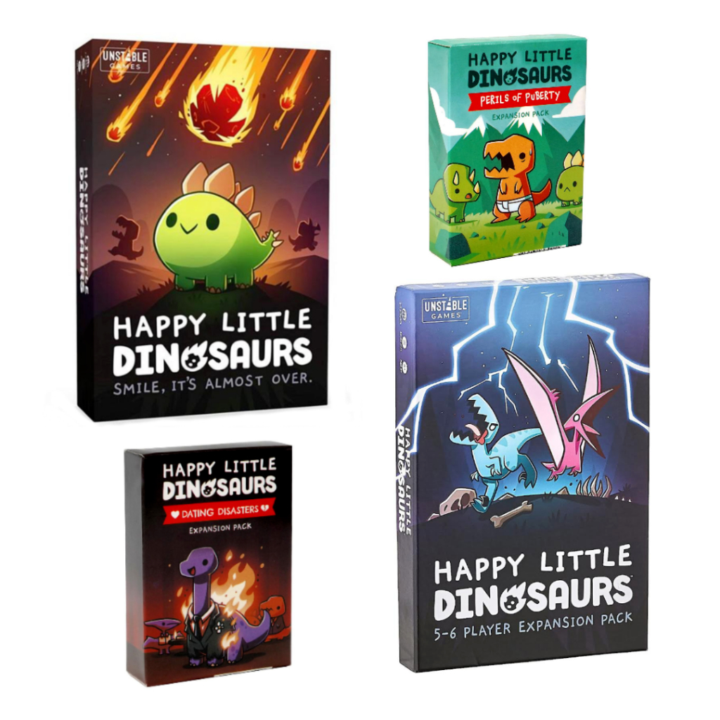 Happy little dinosaurs Board game (English) - บอร์ดเกมไดโนเสาร์ตัวน้อย dinosaur ค่ายเดียวกับ unstable unicorn ยูนิคอร์น