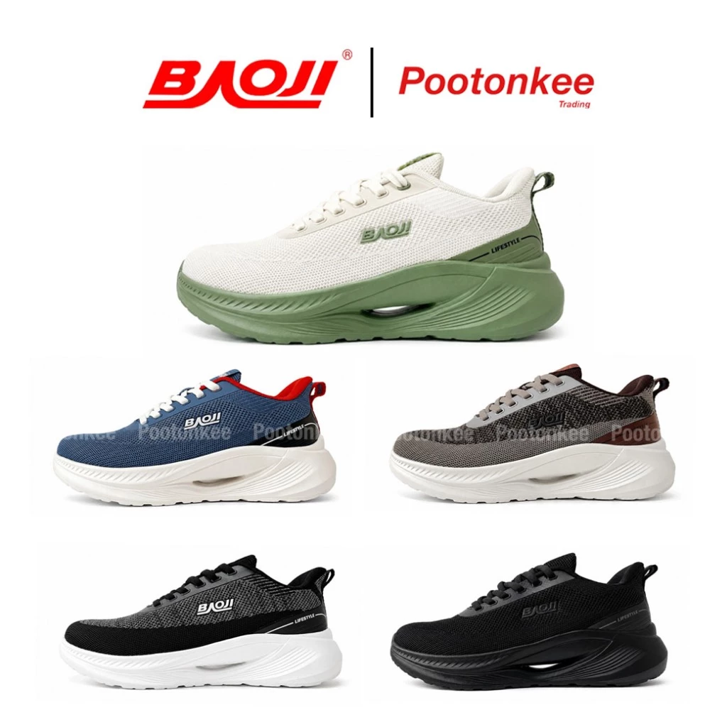 Baoji รุ่น BJM 971 รองเท้าผ้าใบบาโอจิ รองเท้าผ้าใบผู้ชาย ไซส์ 41-45